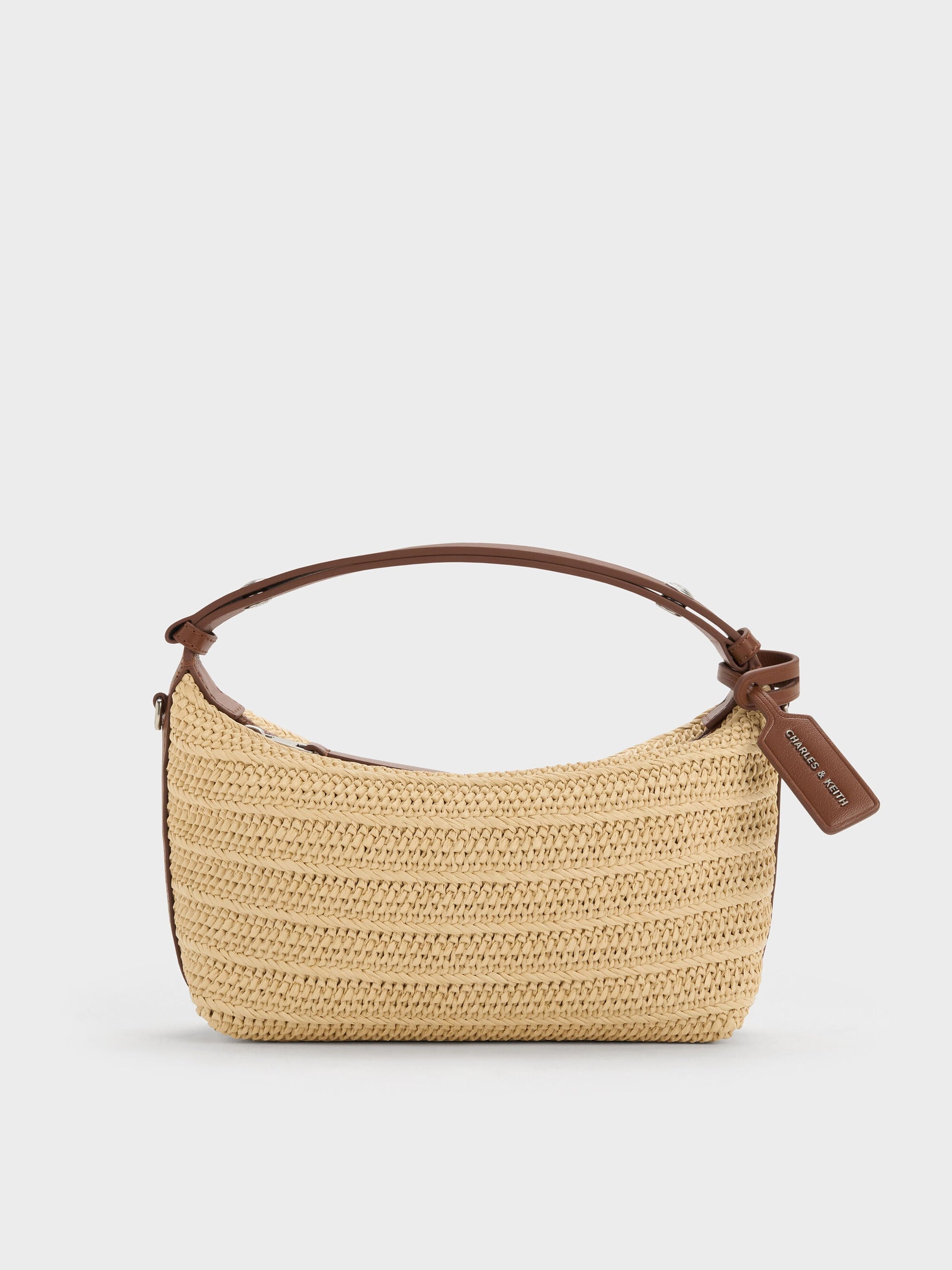 Ivette Raffia Woven Shoulder Bag - Multi | CHARLES & KEITH