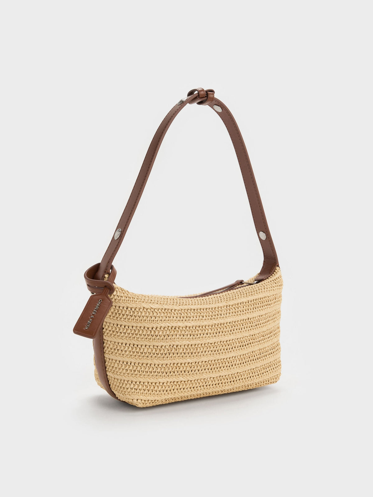 Ivette Raffia Woven Shoulder Bag - Multi | CHARLES & KEITH