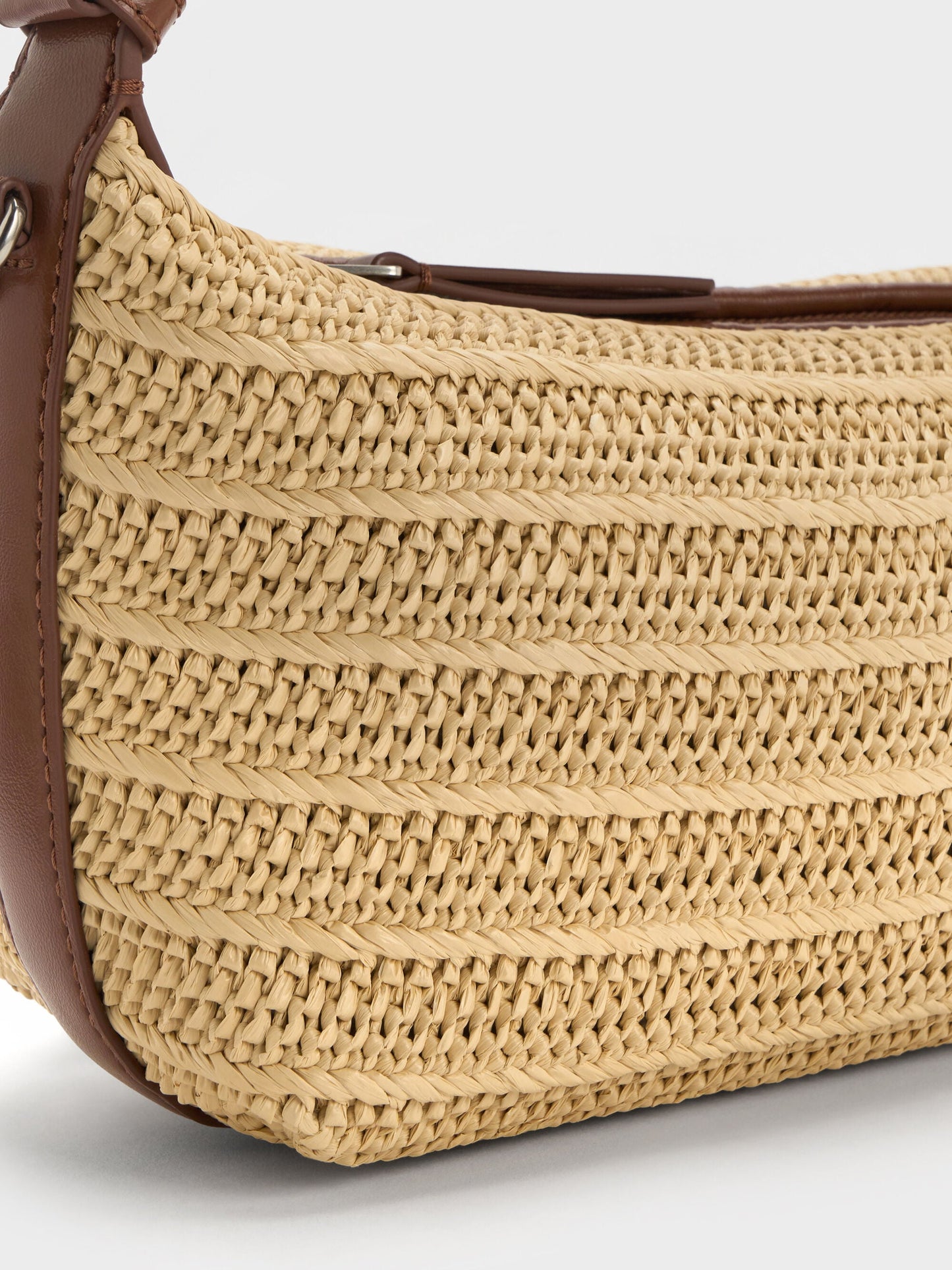 Ivette Raffia Woven Shoulder Bag - Multi | CHARLES & KEITH