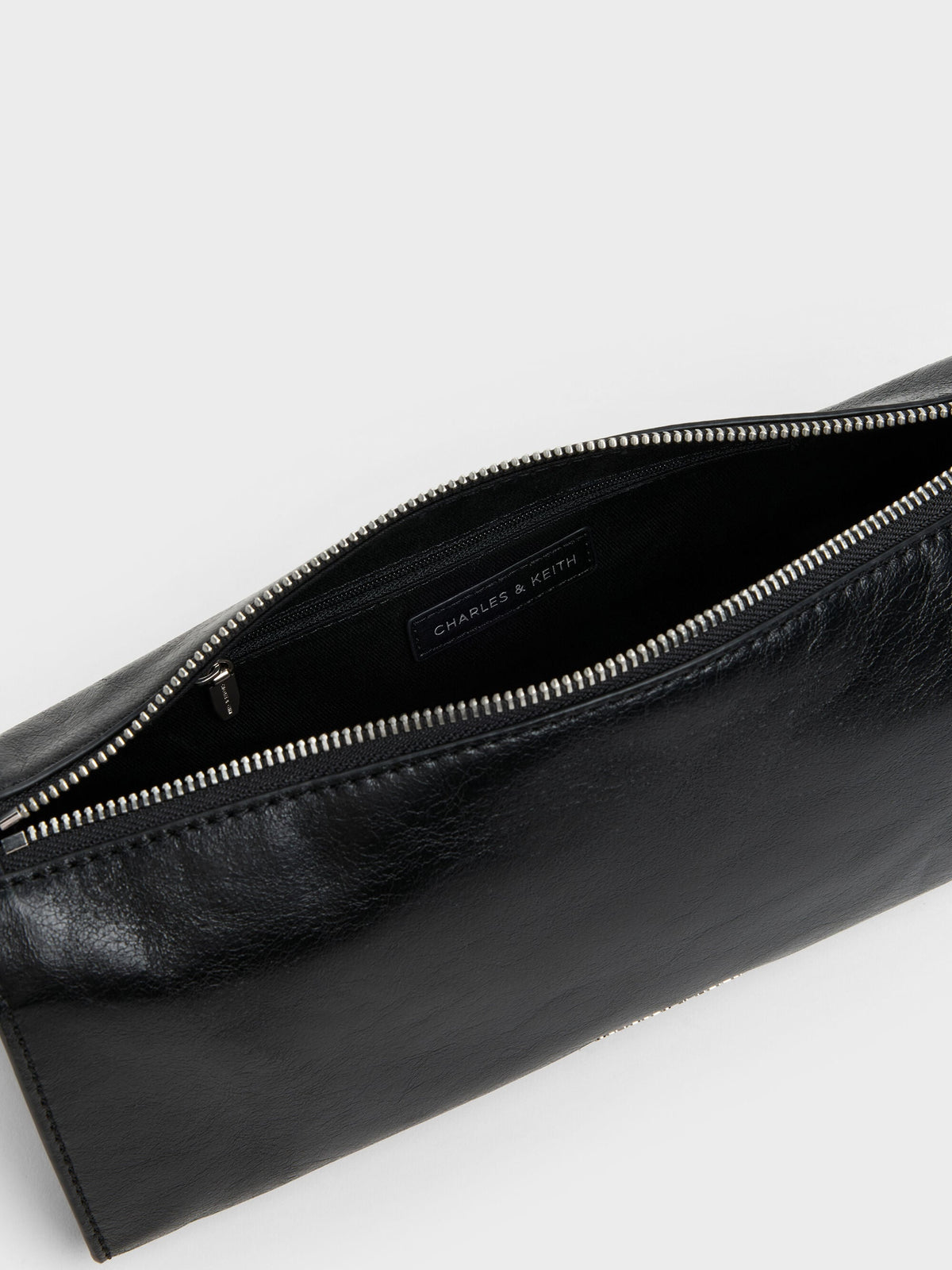 Delfina Elongated Shoulder Bag - Noir | CHARLES & KEITH