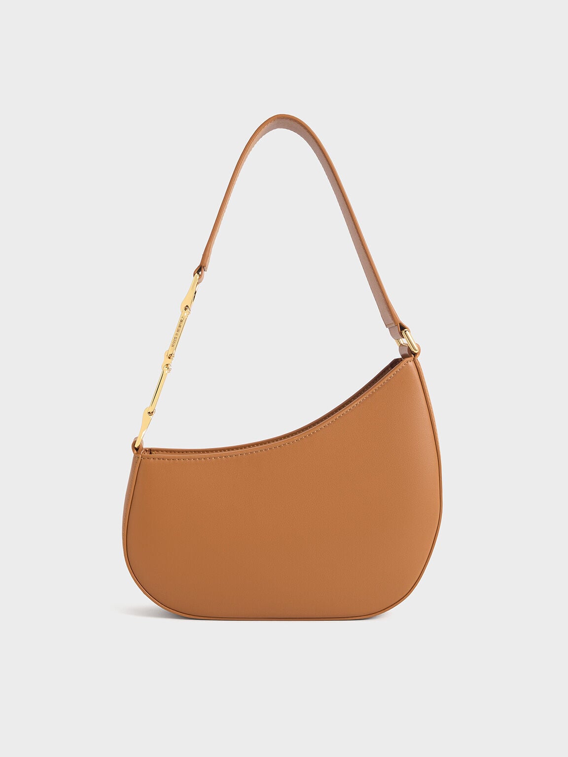 Agatha Chain-Strap Shoulder Bag - Brown | CHARLES & KEITH
