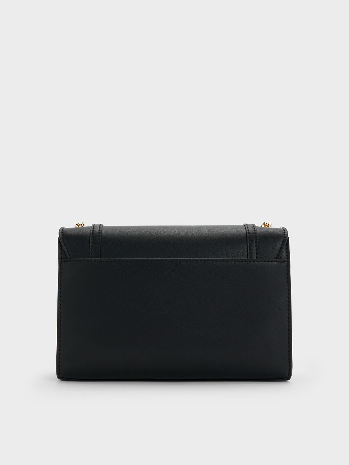 Shalia Chain-Strap Shoulder Bag - Black | CHARLES & KEITH