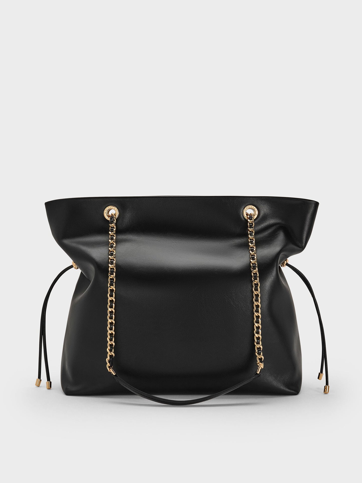 Arya Braided-Chain Tote Bag - Black | CHARLES & KEITH