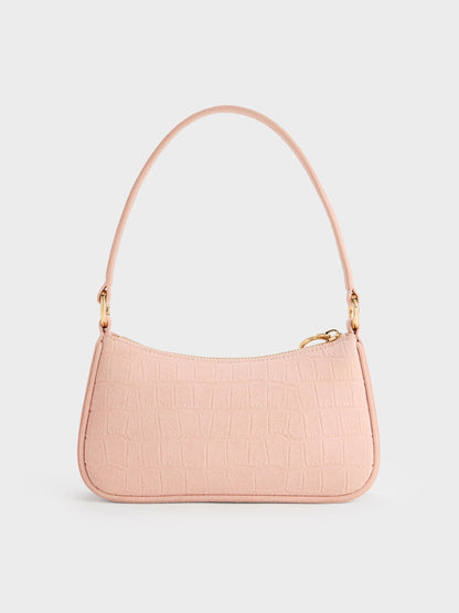 Elspeth Chain Shoulder Bag - Pink | CHARLES & KEITH