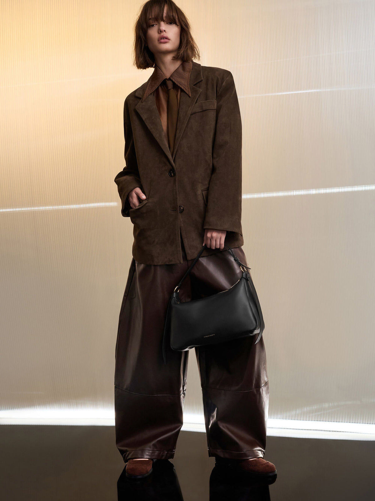 Calla Shoulder Bag - Black | CHARLES & KEITH