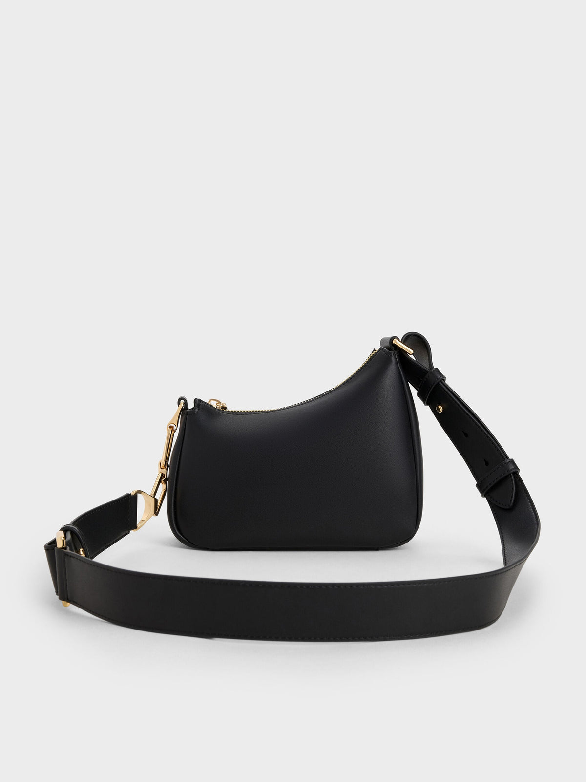 Mini Agatha Chain-Strap Shoulder Bag - Black | CHARLES & KEITH
