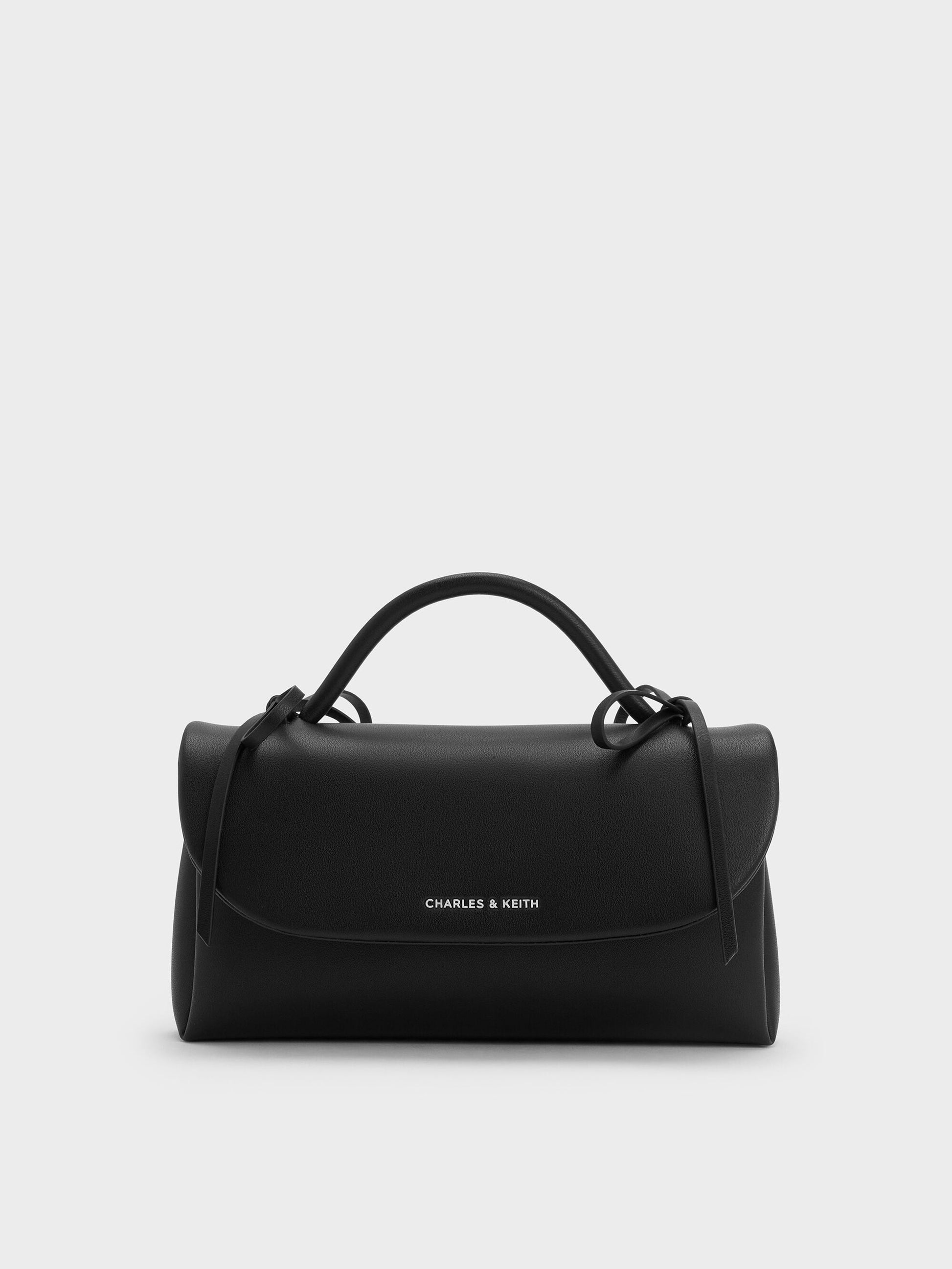 Hazel Bow Wallet On Chain - Noir | CHARLES & KEITH
