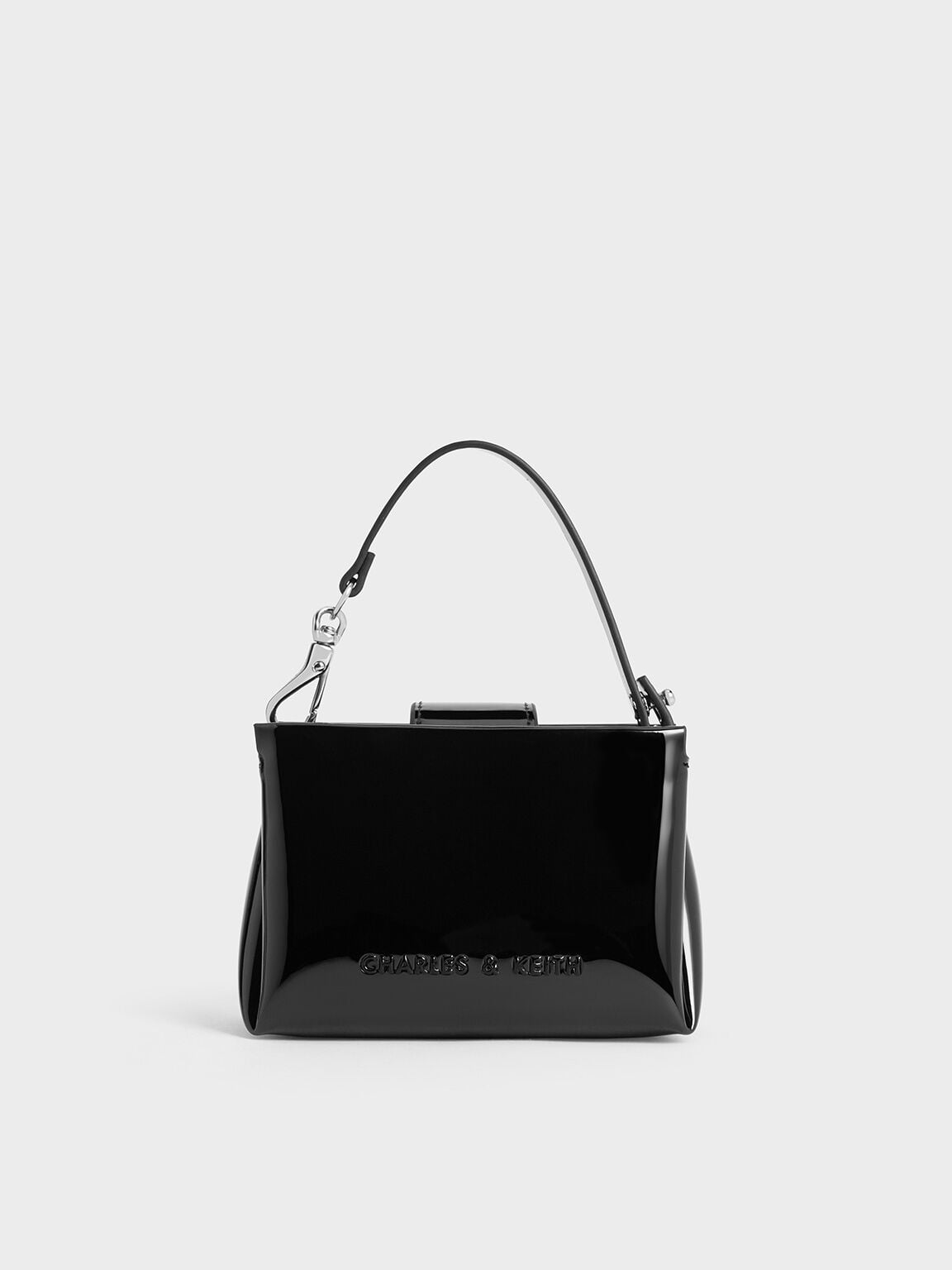 Bosie Patent Micro Bag - Noir | CHARLES & KEITH