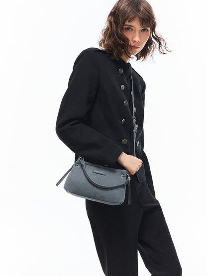 Noane Top Handle Bag - Smoky Blue | CHARLES & KEITH