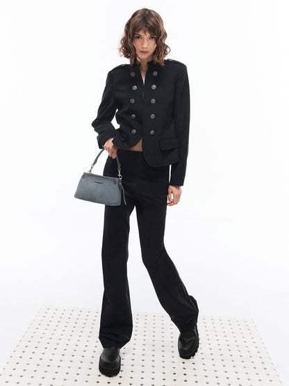 Noane Top Handle Bag - Smoky Blue | CHARLES & KEITH