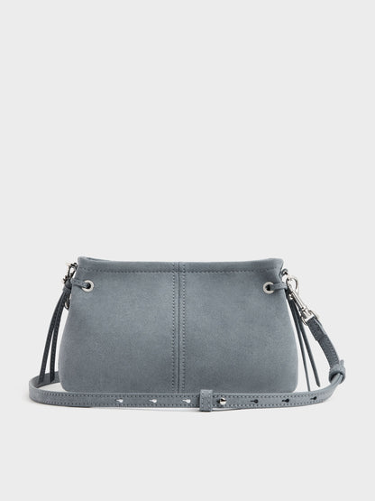 Noane Top Handle Bag - Smoky Blue | CHARLES & KEITH