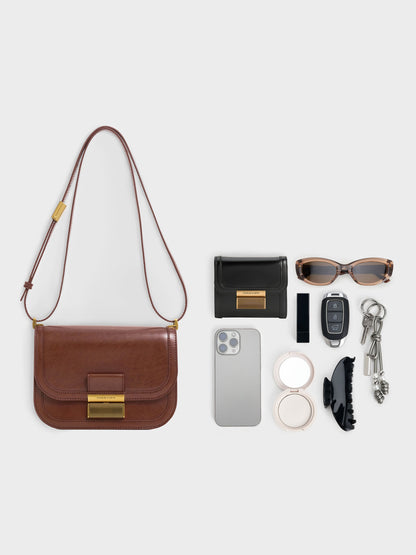 Charlot Bag - Dark Brown | CHARLES & KEITH