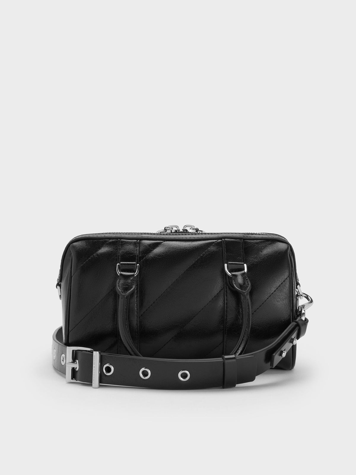 Philomena Bowling Bag - Noir | CHARLES & KEITH
