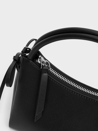 Hazel Bow Top Handle Bag - Noir | CHARLES & KEITH