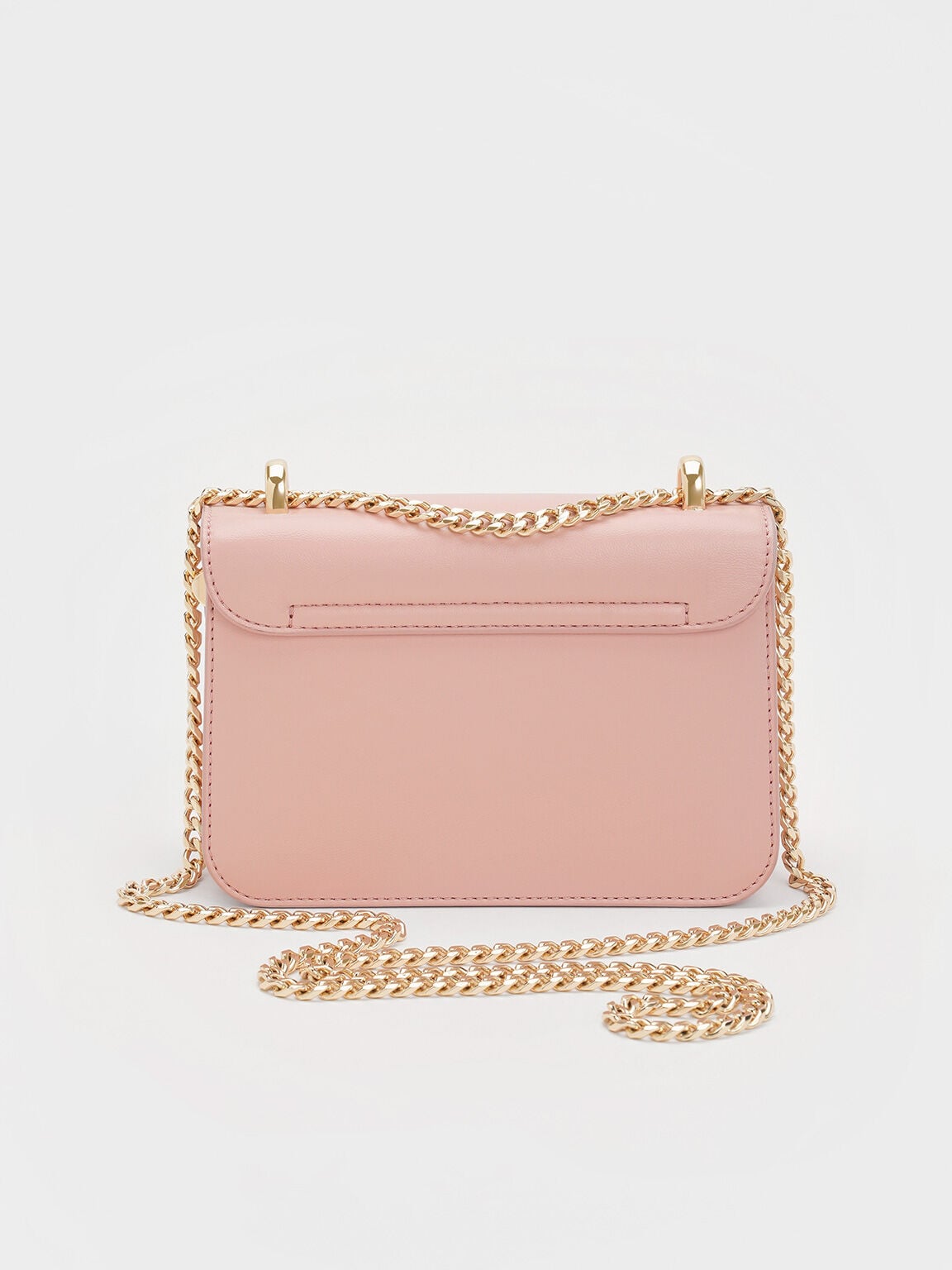 Alva Quilted Chain-Handle Bag - Light Pink | CHARLES & KEITH