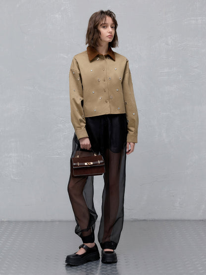 Arlet Belted Top Handle Bag - Espresso Brown | CHARLES & KEITH
