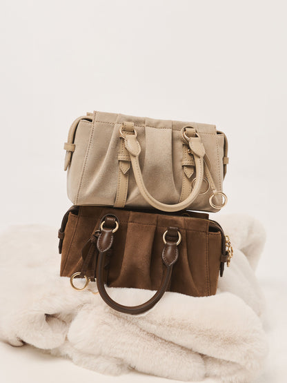 Britton Top Handle Tote Bag - Nutmeg Beige | CHARLES & KEITH