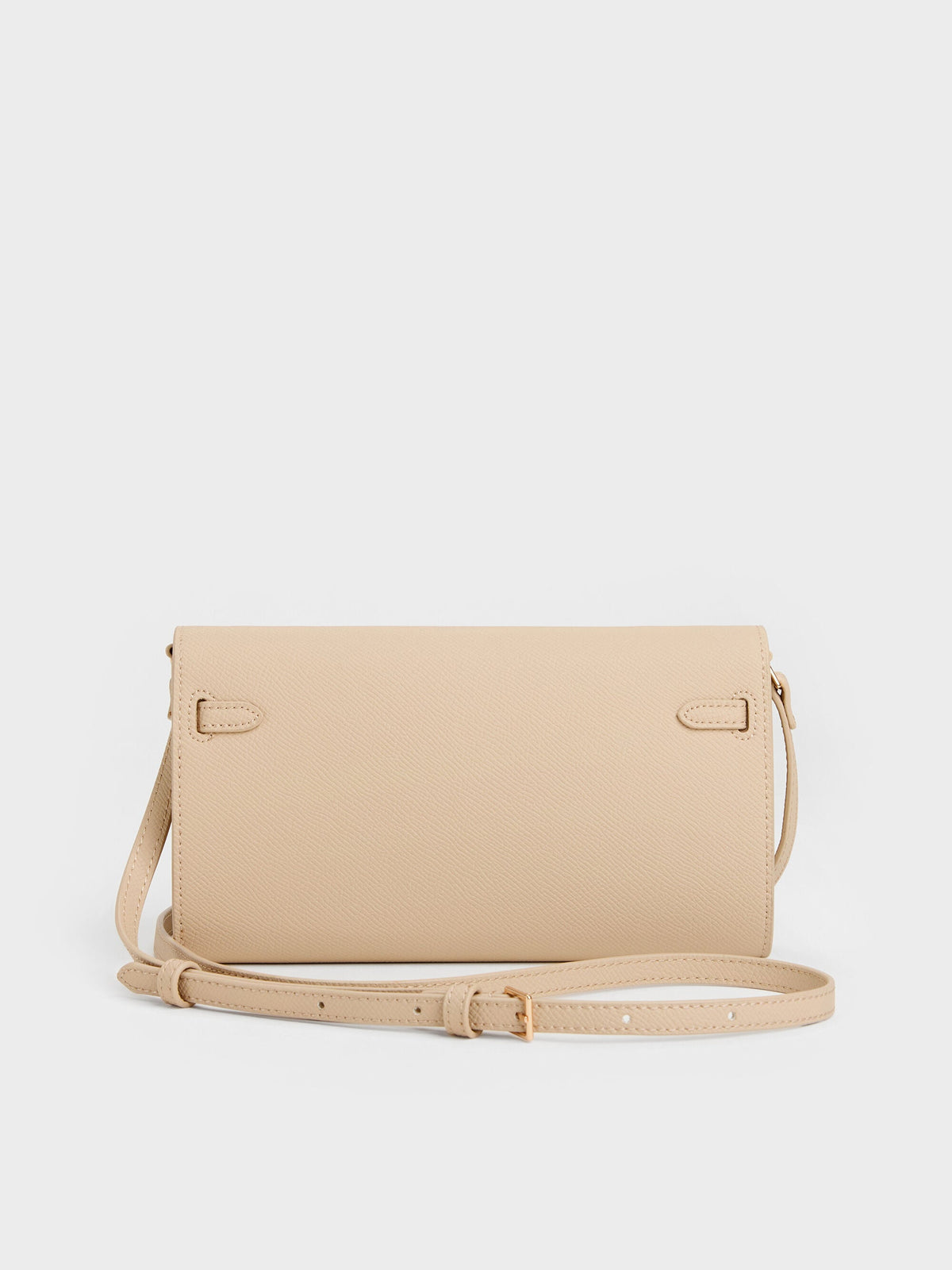 Tricha Knotted-Belt Crossbody Bag - Sand Beige | CHARLES & KEITH
