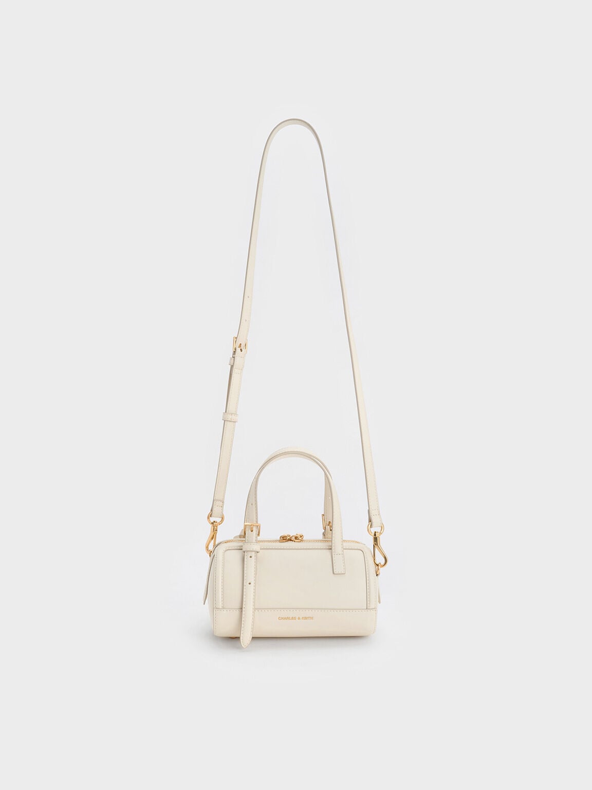 Enola Bowling Bag - Cream | CHARLES & KEITH