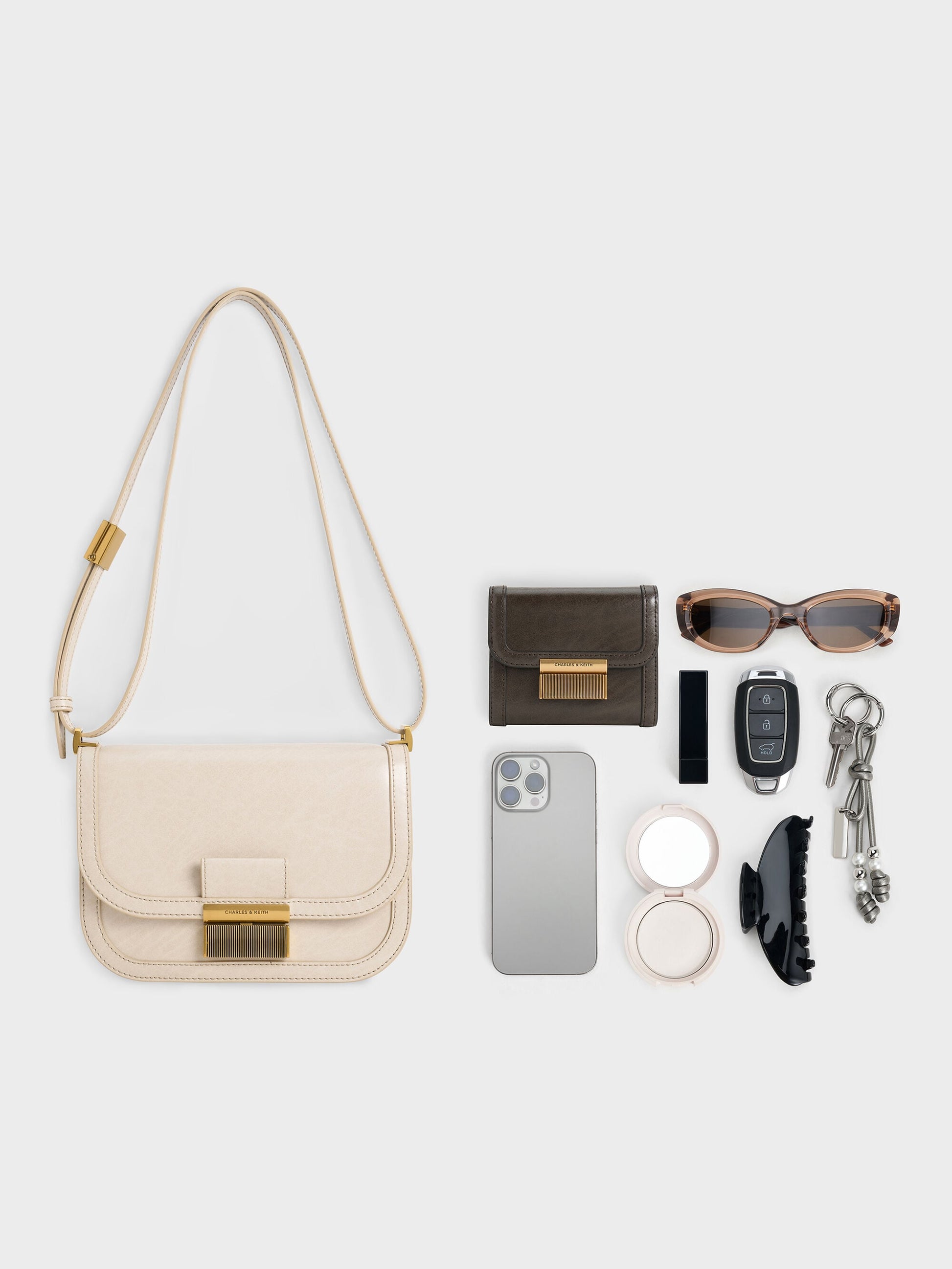 Charlot Bag - Oat | CHARLES & KEITH