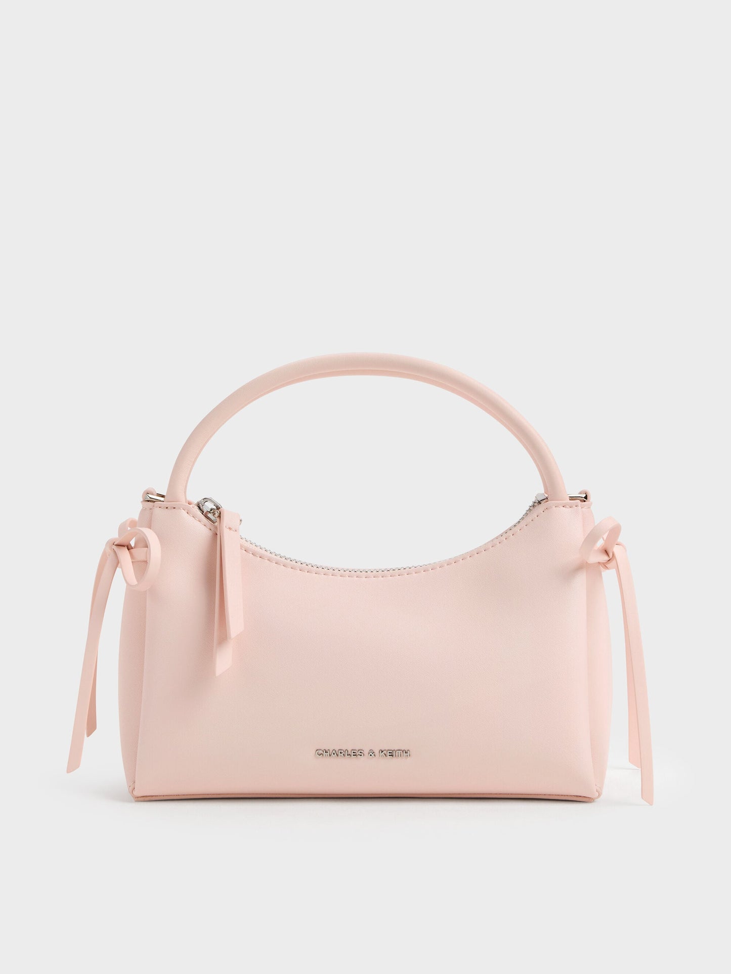 Hazel Bow Top Handle Bag - Soft Pink | CHARLES & KEITH