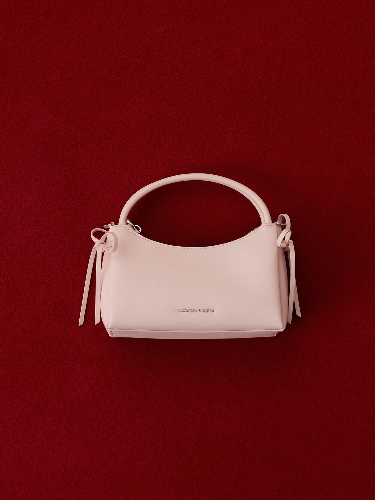 Hazel Bow Top Handle Bag - Soft Pink | CHARLES & KEITH