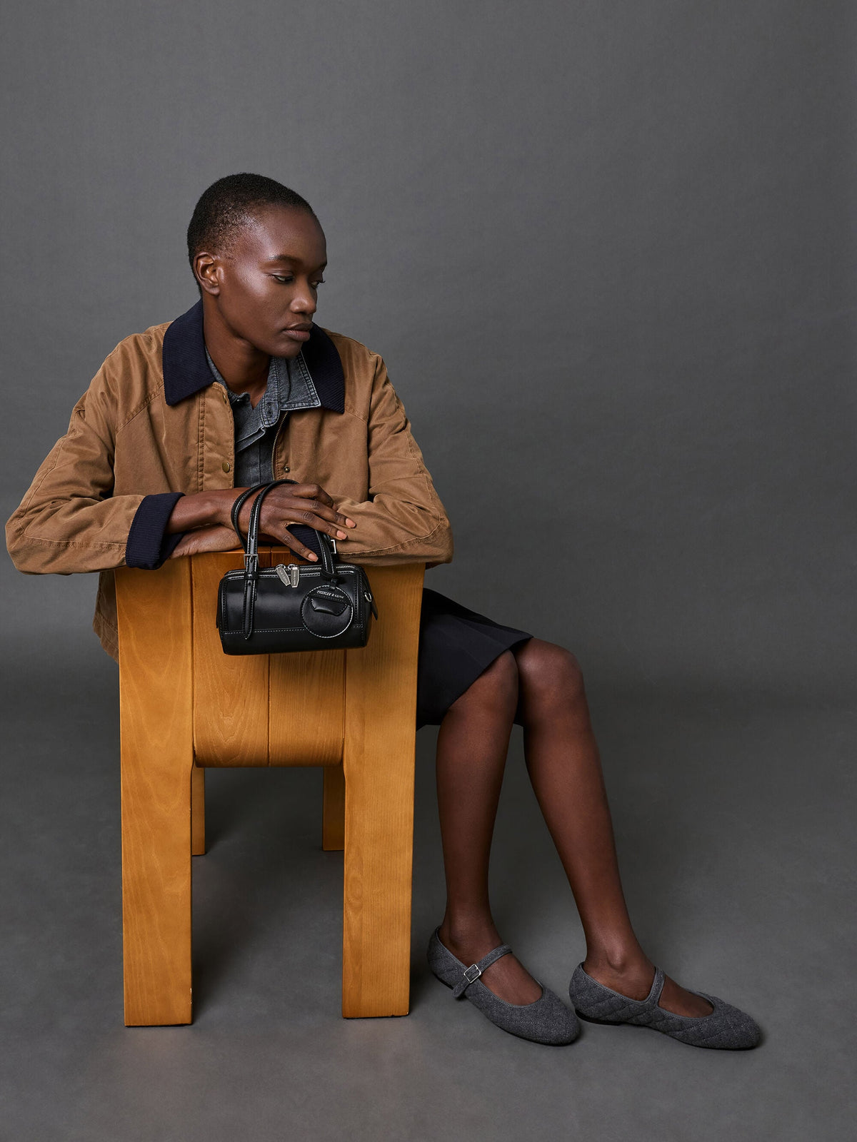Enola Bowling Bag - Noir | CHARLES & KEITH