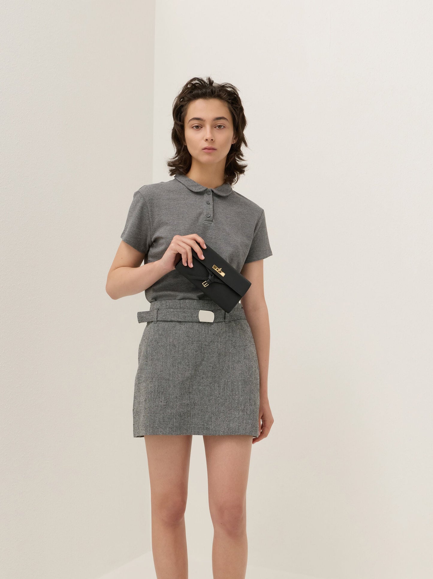 Tricha Knotted-Belt Crossbody Bag - Black | CHARLES & KEITH