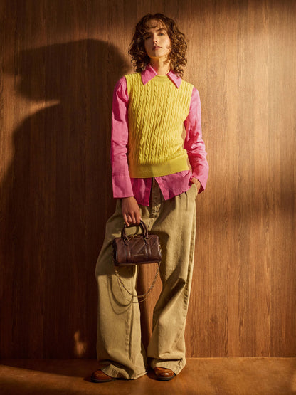 Philomena Bowling Bag - Distressed Coffee | CHARLES & KEITH