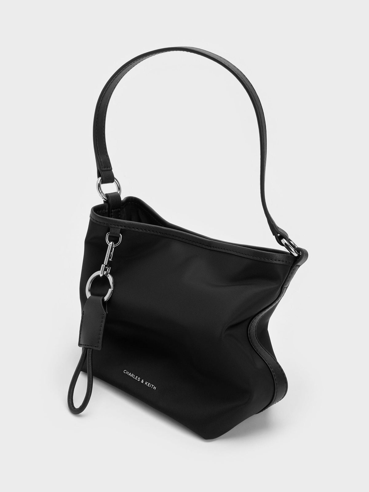 Levy Nylon Bucket Bag - Noir | CHARLES & KEITH