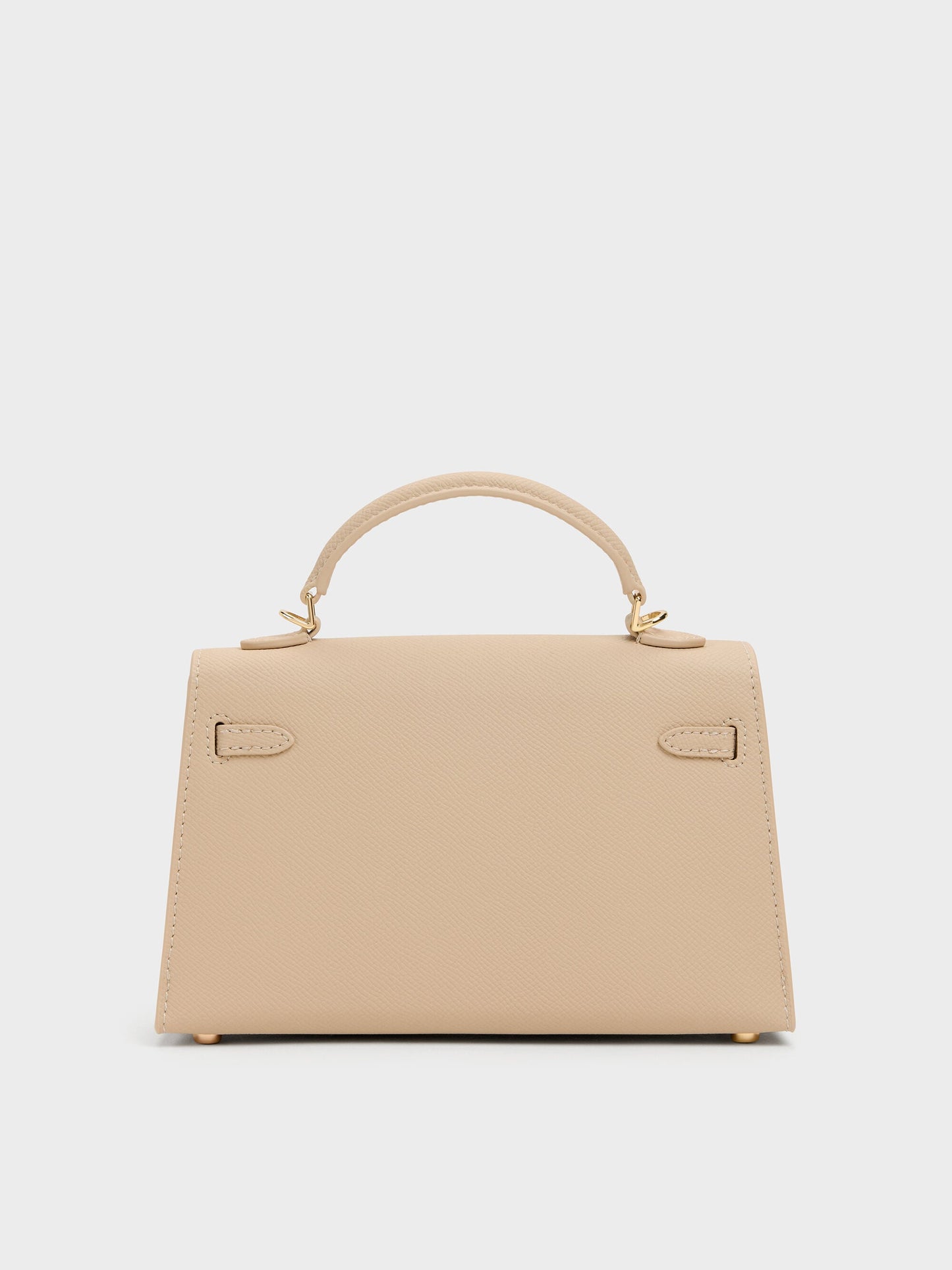 Tricha Knotted-Belt Top Handle Bag - Sand Beige | CHARLES & KEITH