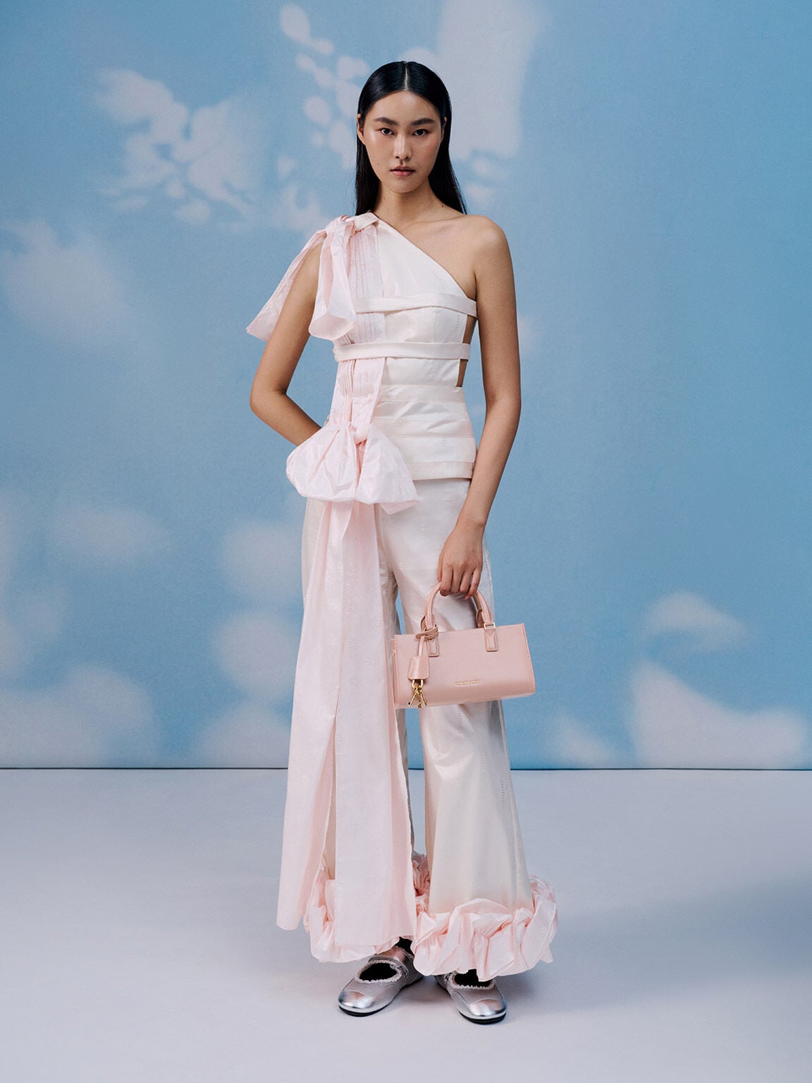 Kerry Top Handle Bag - Light Pink | CHARLES & KEITH