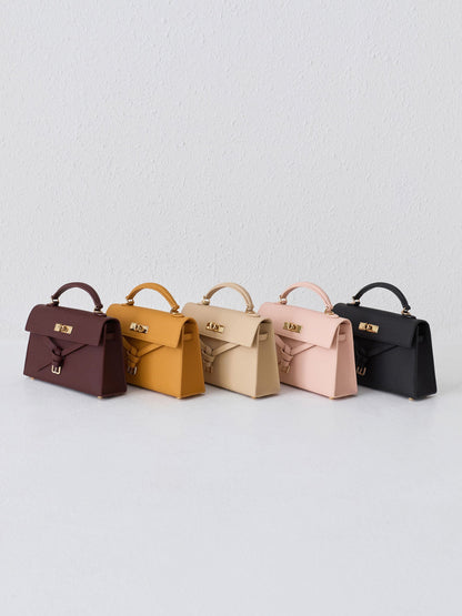 Tricha Knotted-Belt Top Handle Bag - Pink | CHARLES & KEITH