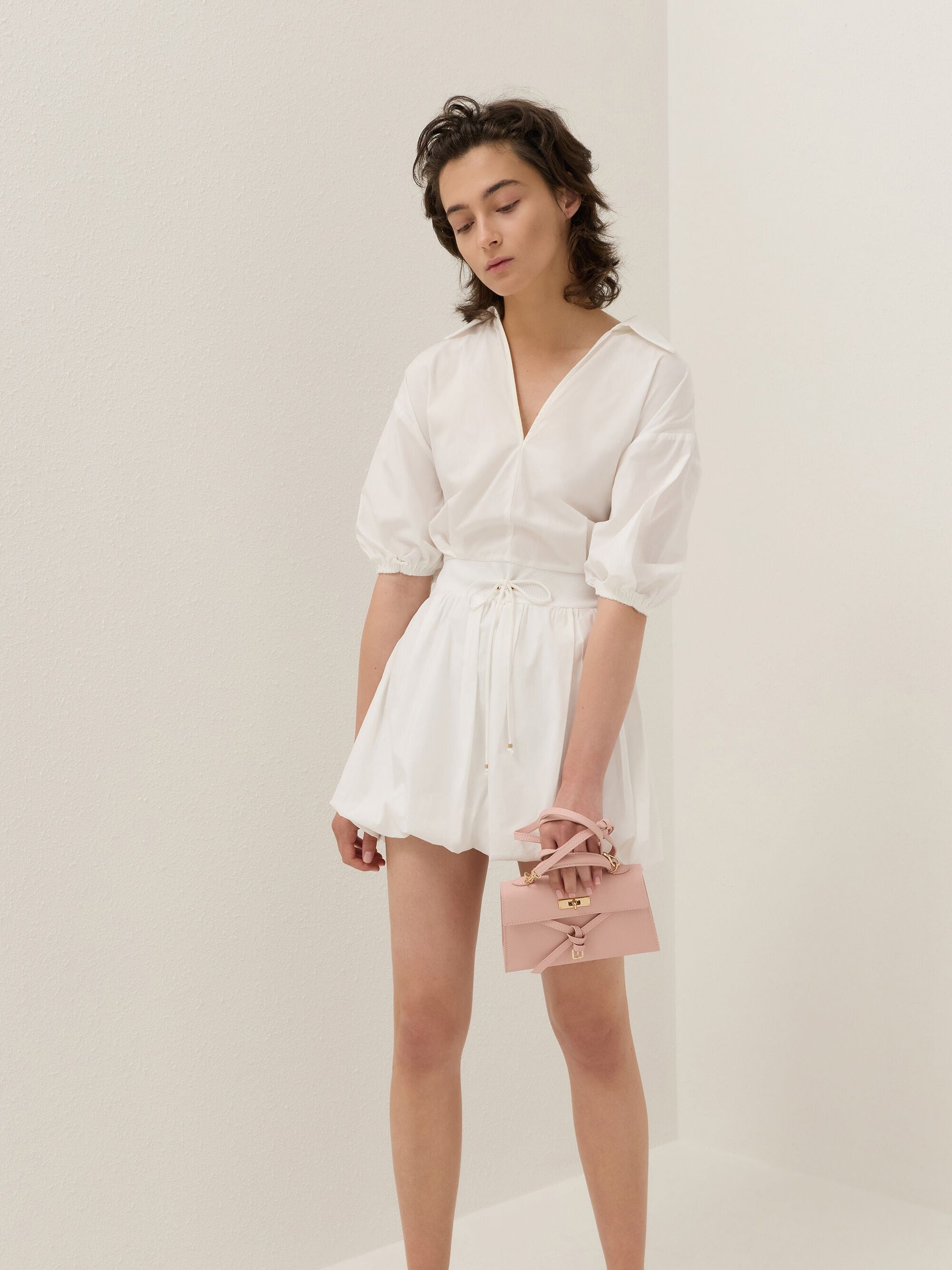 Tricha Knotted-Belt Top Handle Bag - Pink | CHARLES & KEITH