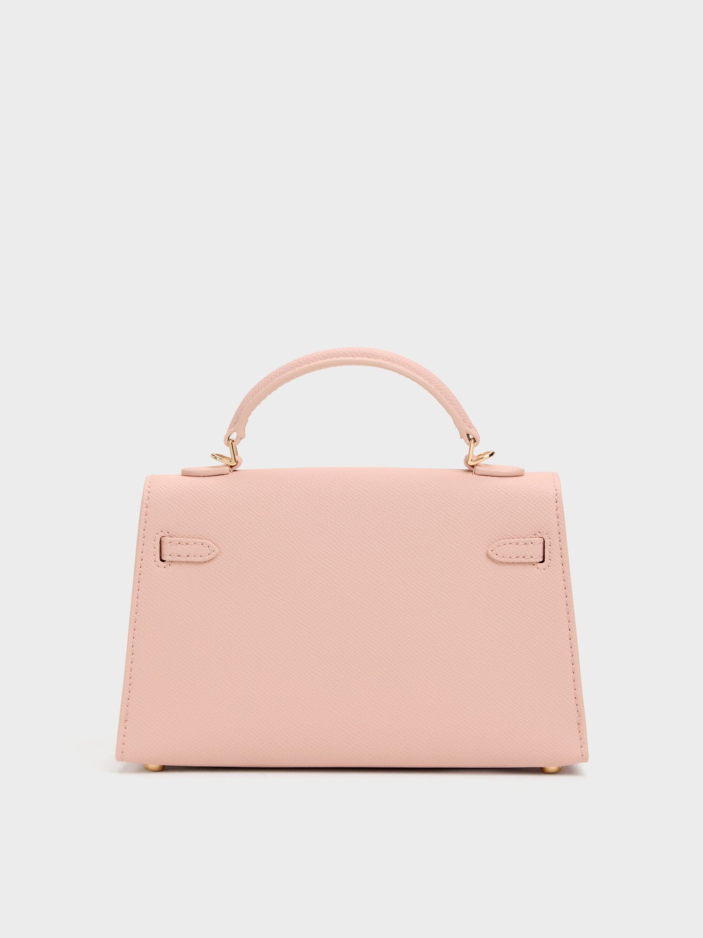 Tricha Knotted-Belt Top Handle Bag - Pink | CHARLES & KEITH