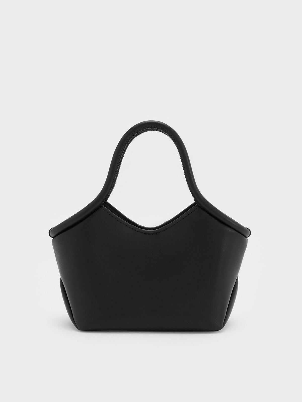 Hazel Bow Tubular Top Handle Bag - Noir | CHARLES & KEITH