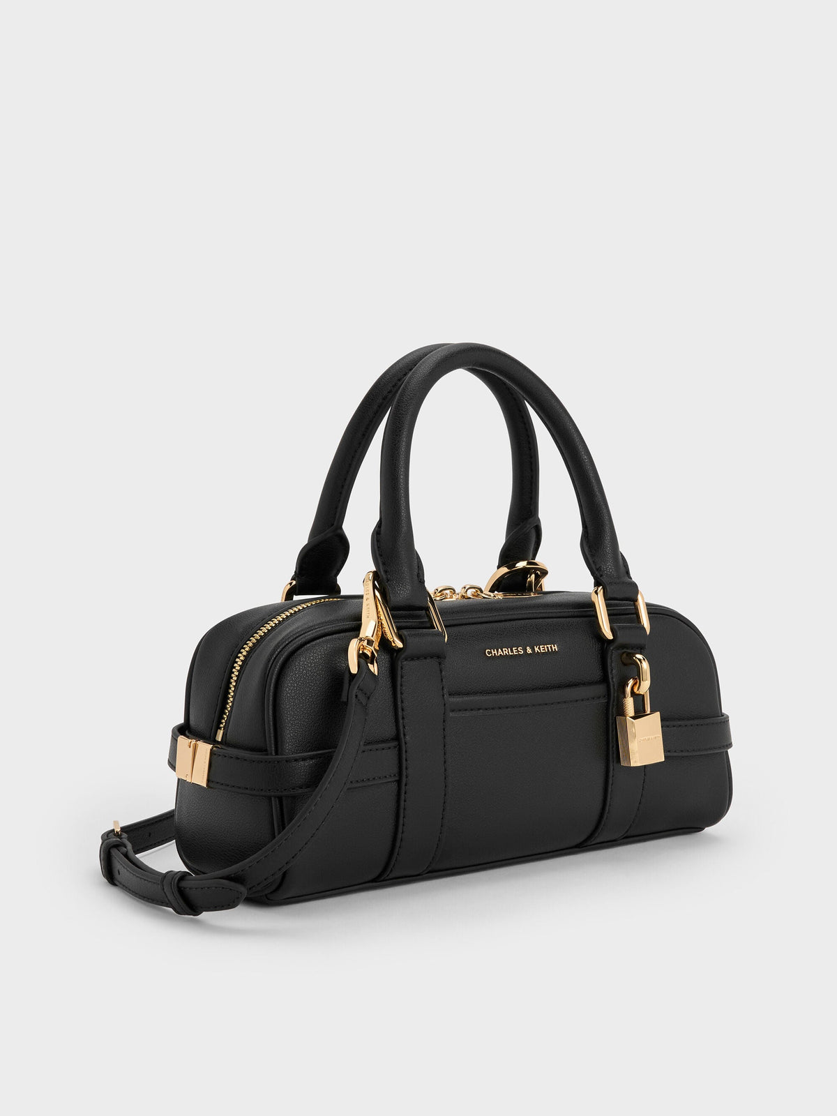 Scottie Bowling Bag - Black | CHARLES & KEITH