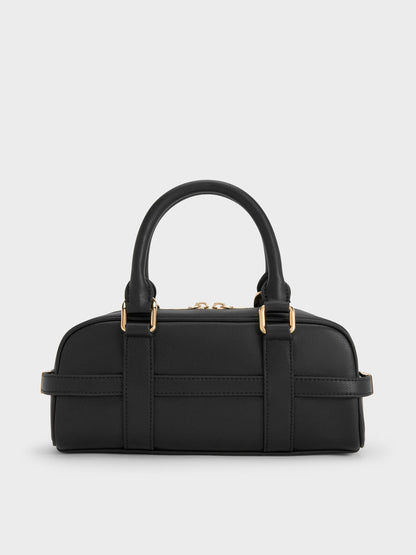 Scottie Bowling Bag - Black | CHARLES & KEITH