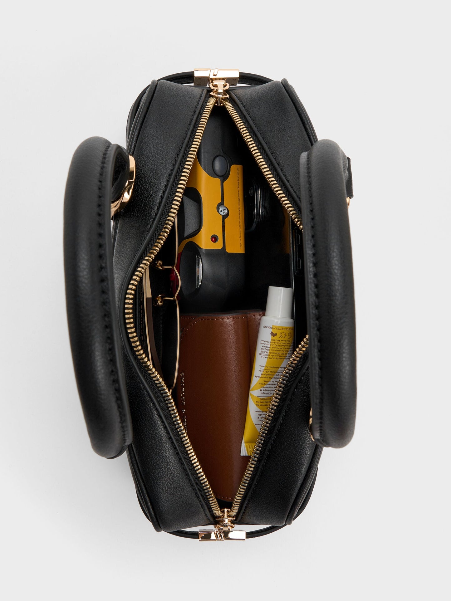 Scottie Bowling Bag - Black | CHARLES & KEITH