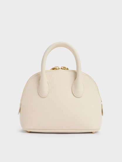 Beryl Bowling Bag - Cream | CHARLES & KEITH