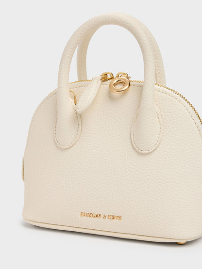 Beryl Bowling Bag - Cream | CHARLES & KEITH