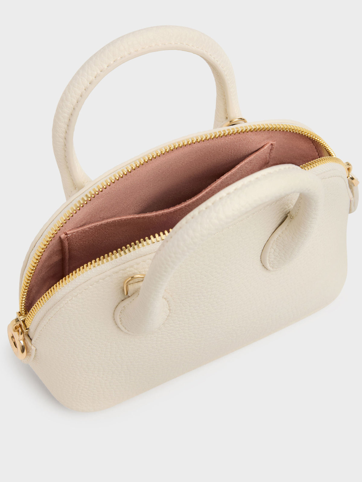 Beryl Bowling Bag - Cream | CHARLES & KEITH