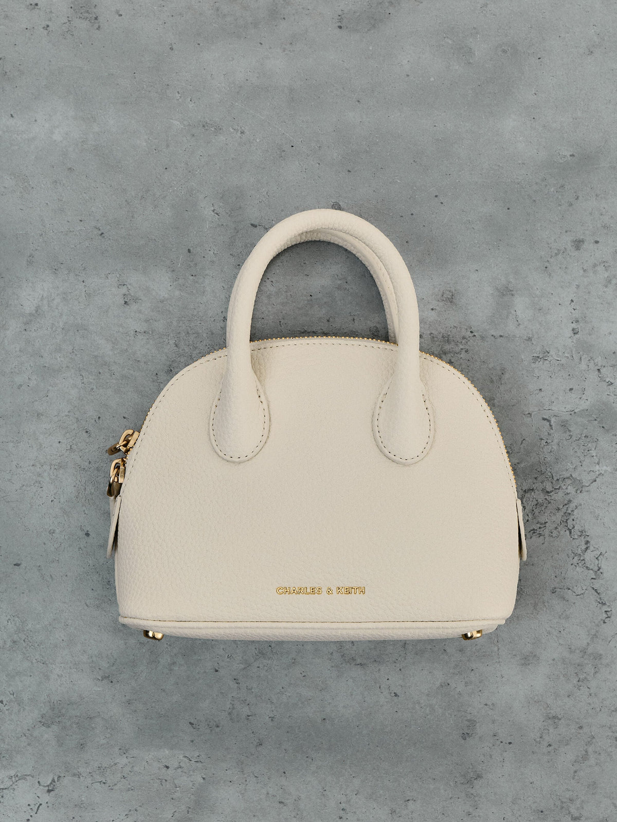 Beryl Bowling Bag - Cream | CHARLES & KEITH