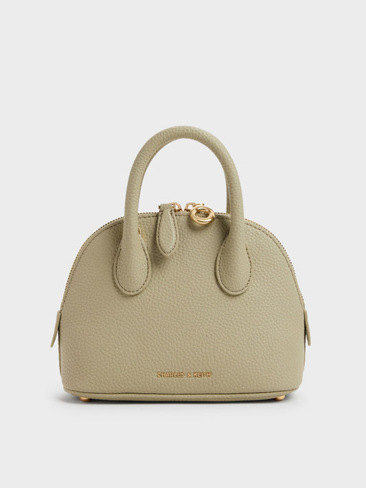 Beryl Bowling Bag - Pale Olive | CHARLES & KEITH