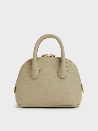Beryl Bowling Bag - Pale Olive | CHARLES & KEITH
