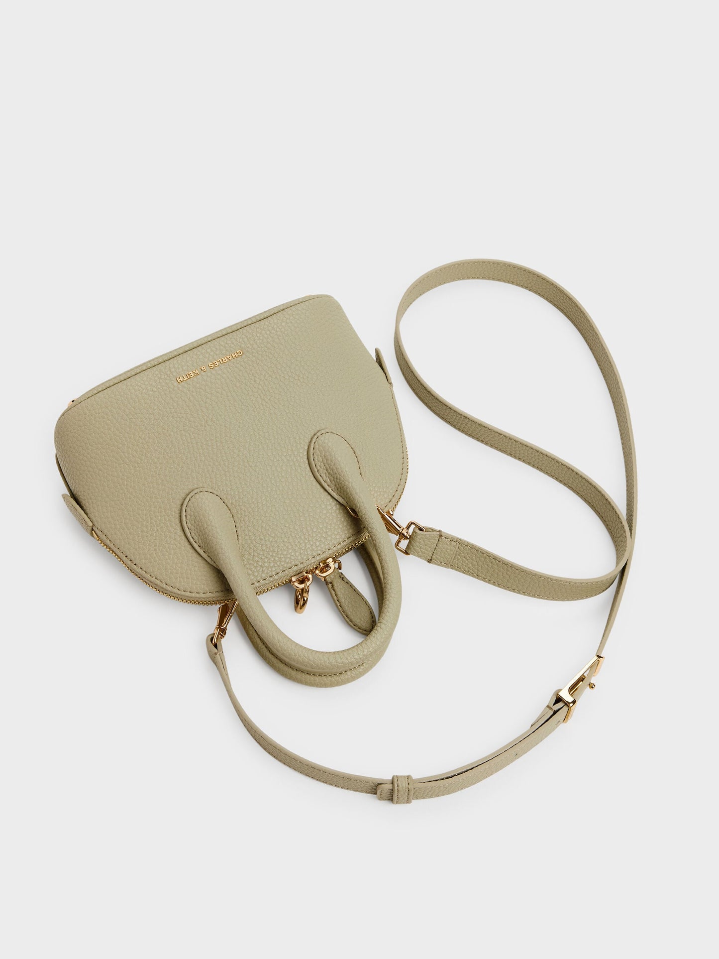 Beryl Bowling Bag - Pale Olive | CHARLES & KEITH