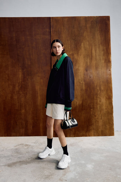 Enola Canvas Bowling Bag - Black | CHARLES & KEITH