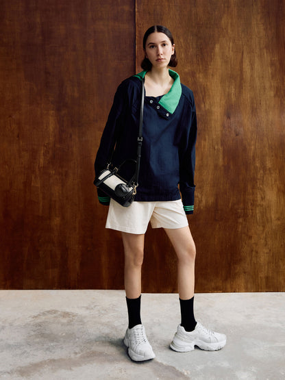 Enola Canvas Bowling Bag - Black | CHARLES & KEITH