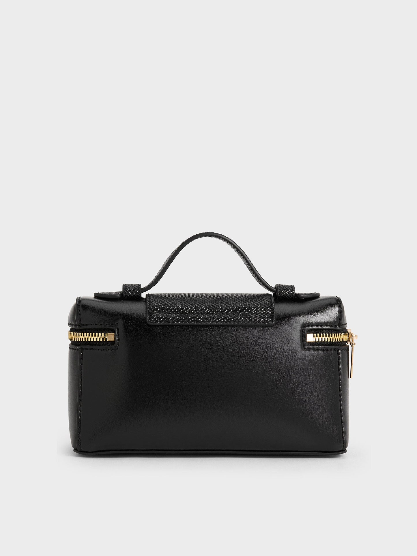 Arwen Top Handle Vanity Bag - Black | CHARLES & KEITH