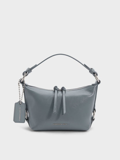 Tatiana Tassel Hobo Bag - Smoky Blue | CHARLES & KEITH